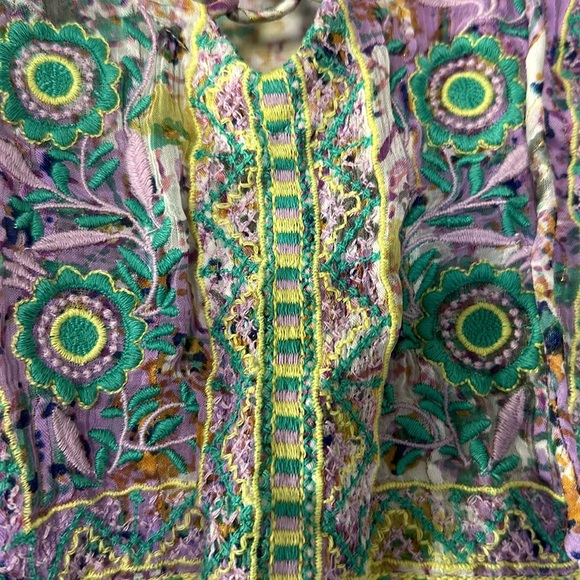 Anthropologie Odetta Embroidered Top - Picture 10 of 13